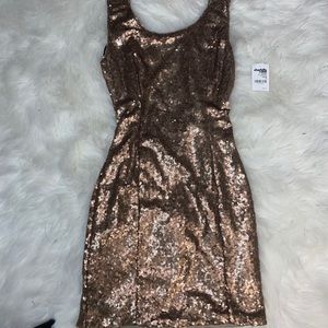 Glitter mini dress